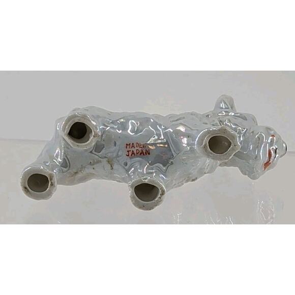 Vintage Porcelain Ceramic Dog Terrier Scottie Figurine 2.5" Tall Made In Japan - Picture 8 of 8